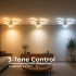Lustra LED cu telecomanda BLOSSOM 40W, 3 Petale, lumina Rece/Calda/Neutra, Dimabila, Alb [4]
