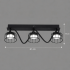 Lustra EPS, 3xG53, 61x15cm, Metal si Plastic, Negru [4]