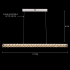 Lustra LED cu telecomanda KANGNING, 3000K/4000K/6000K, 120W, Metal si Acrilic, Alb [4]
