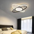 Lustra LED cu telecomanda VARIO 69W, Oval , lumina Rece/Calda/Neutra, Dimabila, Negru [4]