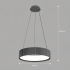 Lustra LED cu telecomanda SCHECTE, 3000K/4000K/6000K, 70W, Metal si Plastic, Gri [4]