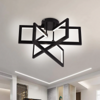Lustra LED cu telecomanda 72W, 3 Elemente, lumina Rece/Calda/Neutra, Dimabila, Negru, LT750/3BK Lustra LED cu telecomanda 72W, 3 Elemente, lumina Rece/Calda/Neutra, Dimabila, Negru, LT750/3BK