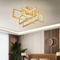 Lustra LED cu telecomanda 96W, 4 Elemente, lumina Rece/Calda/Neutra, Dimabila, Auriu Lustra LED cu telecomanda 96W, 4 Elemente, lumina Rece/Calda/Neutra, Dimabila, Auriu
