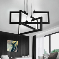 Lustra LED cu telecomanda ,Suspendata 71W, 3 Elemente, lumina Rece/Calda/Neutra, Dimabila, Inaltime Reglabila, Negru Lustra LED cu telecomanda ,Suspendata 71W, 3 Elemente, lumina Rece/Calda/Neutra, Dimabila, Inaltime Reglabila, Negru