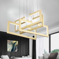 Lustra LED cu telecomanda ,Suspendata 96W, 4 Elemente, lumina Rece/Calda/Neutra, Dimabila, Inaltime Reglabila, Auriu Lustra LED cu telecomanda ,Suspendata 96W, 4 Elemente, lumina Rece/Calda/Neutra, Dimabila, Inaltime Reglabila, Auriu