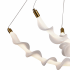 Lustra LED Suspendata Acril UNDA Crown, 28W, Lumina Calda/Neutra/Rece 3000/4000/6000K, Alb, Inaltime Reglabila, Metal si Acril [2]