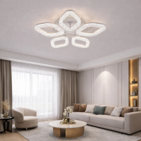 Lustra LED cu telecomanda, 67W, Lumina Rece/Calda/Neutra, Dimabila, Auriu Lustra LED cu telecomanda, 67W, Lumina Rece/Calda/Neutra, Dimabila, Auriu
