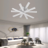 Lustra LED cu telecomanda ZOE, 67W, lumina Rece/Calda/Neutra, Dimabila, Alb [3]