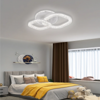Lustra LED Asgard 29W cu Telecomanda, Lumina Dimabila, Alb
