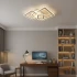 Lustra LED Horetensia cu Telecomanda, 116W, Dimabil, Lumina Calda/ Neutra/ Rece, Alb [2]