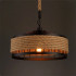 Lustra Vintage LV300/400BK, 1xE27, Rustic Barn, Sfoara si Metal, 40cm, Maro [3]