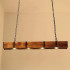 Lustra LED Vintage LV565/4, 12W, 3000K, Rustic Barn, Lemn si Metal, 100cm, Galben [3]
