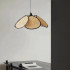 Lustra Vintage 1xE27, Barn, Diametru 80cm, Lemn si Metal, Maro [2]