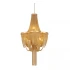 Candelabru 4xE14, Diametru 48cm, Auriu, Metal [2]