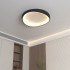 Lustra LED cu Telecomanda, PL103/520BK, 29W, Diametru 50cm, Lumina Calda/Rece/Neutra, Negru [4]