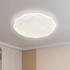 Plafoniera LED Hexagon 33 cm, 27W, 3000K / 4000K / 6000K, Alb, Metal si Acril Plafoniera LED Hexagon 33 cm, 27W, 3000K / 4000K / 6000K, Alb, Metal si Acril