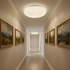 Plafoniera LED 23 cm, 22W, 3000K / 4000K / 6000K, Alb, Metal si Acril [2]