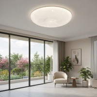 Plafoniera LED Rotund 23 cm, 22W, 3000K / 4000K / 6000K, Alb, Metal si Acril Plafoniera LED Rotund 23 cm, 22W, 3000K / 4000K / 6000K, Alb, Metal si Acril