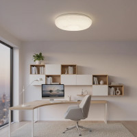 Plafoniera LED 35 cm, 31W, 3000K / 4000K / 6000K, Alb, Metal si Acril Plafoniera LED 35 cm, 31W, 3000K / 4000K / 6000K, Alb, Metal si Acril