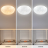 Plafoniera LED Flux 23 cm, 22W, 3000K / 4000K / 6000K, Alb, Metal si Acril [4]