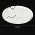 Plafoniera LED 23 cm, 22W, 3000K / 4000K / 6000K, Alb, Metal si Acril [4]