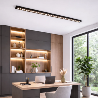 Proiector LED Liniar Aplicat Grila 35W, Lumina Neutra 4000k, 35 surse, 94x3.5x6.5 cm Proiector LED Liniar Aplicat Grila 35W, Lumina Neutra 4000k, 35 surse, 94x3.5x6.5 cm