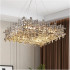Candelabru Cristal NEXORA Eleganza, 10xE14, Diametru 50cm, Auriu Lucios, Inaltime Reglabila, Design Elegant [2]