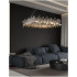 Candelabru Cristal NEXORA Eleganza, 10xE14, Diametru 50cm, Auriu Lucios, Inaltime Reglabila, Design Elegant [3]