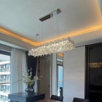 Candelabru Cristal NEXORA Regalis, 10xE14, 78X28cm, Inaltime Reglabila, Design Elegant