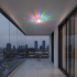 Spot LED ORBITA, 5W, Rotund, Lumina Rece + RGB, Alb, Rasina si Sticla [3]