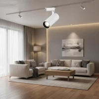 Proiector LED Sina, Lumina Rece 6000K, 15.7x7cm, Putere 19W, Metal, Alb Proiector LED Sina, Lumina Rece 6000K, 15.7x7cm, Putere 19W, Metal, Alb