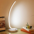 Veioza LED Nemesis, 14W, Lumina Rece/Calda/Neutra, Metal si Acril, Alb [2]