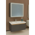 Oglinda LED cu Dulap de Baie si Lavoar Suspendat, 80x60 cm, Design Modern, Iluminare Integrata [2]