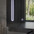 Oglinda LED cu Dulap PLANO 80x70 cm Alb Senzor Touch si Depozitare [4]