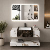 Set Mobilier VANTA pentru Baie, 80cm, 3 Piese, Alb