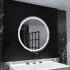 Oglinda LED Rotunda, 50cm, Basic Touch [4]