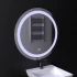 Oglinda LED Touch Gallio , Diametru 60cm, Lumina Rece 6000K, Sticla [4]