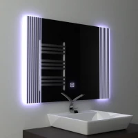 Oglinda LED Rectangulara, 80x60cm, Infinity Frame Basic Touch 1005S-20A