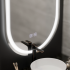 Oglinda LED Ovala, 45x65cm, Velara Touch, Sistem Dezaburire, Dimabila [3]