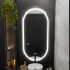 Oglinda LED Ovala, 50x100cm, Velara Touch, Sistem Dezaburire, Dimabila [5]
