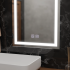 Oglinda LED Rectangulara, 50x70cm, RADIANTE Touch, Lumina Rece, Sistem Dezaburire, Dimabila [2]