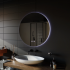 Oglinda LED Rotunda, 12W, 50cm, Isolda,Touch, Sistem Dezaburire, Lumina Rece 6000k [4]