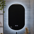 Oglinda LED Ovala, 50X80cm, E14S/50X80, Touch, Sistem Dezaburire [3]