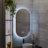 Oglinda LED Ovala, 50X80cm, E14S/50X80, Touch, Sistem Dezaburire [4]