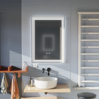 Oglinda LED Rectangulara, Dezaburire, 50x70cm, ADIS Basic Touch