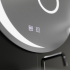 Oglinda LED Rotunda, 80cm, Orbis Touch, Sistem Dezaburire, Dimabila, E31S/80X80 [2]