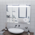 Oglinda LED Rectangulara, 80x60cm, Piano Touch, Sistem Dezaburire, Dimabila, Lumina Rece 6000K [3]