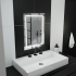 Oglinda LED Rectangulara, 60x80cm, KOVEN Touch, Lumina Rece, Sistem Dezaburire,Dimabila [2]
