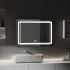 Oglinda LED Rectangulara, 80x60cm, KOVEN Touch, Sistem Dezaburire,Dimabila [3]