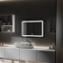 Oglinda LED Rectangulara, 80x60cm, KOVEN Touch, Sistem Dezaburire,Dimabila [4]
